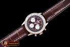 Replica Breitling Navitimer RG/LE Brown Asia 7750 Mod