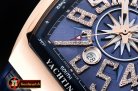 Franck Muller Vanguard Mens V45 RG/LE/RU Blue Diams ABF A2824