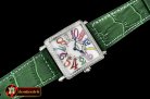 Franck Muller Master Sq 6002 Midsize SS/LE Grn Crazy GF - Swiss Qtz