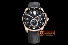 Cartier Calibre De Cartier Diver RG/NY/RU Blk TF MY8205 Mod