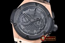 Hublot King Power Foudroyante 48mm CER/RG/RU Black Asia 7750
