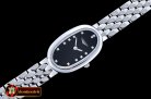 Longines Elegance Ladies SS/SS Black TWF Swiss Qtz