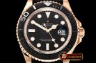 Rolex YachtMaster 116655 40mm RG/RU Black ARF 1:1 Asia 2836