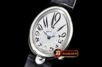 Breguet Queen of Naples Ladies SS/LE Wht MOP Jap Movt