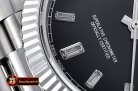Rolex DayDate 228206 Flt SS/SS Black Diam BP Swiss 2836