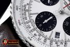 BSW0315B - Navitimer SS/LE White Stk A-7750