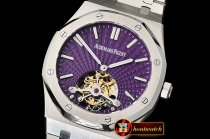 Audemars Piguet Royal Oak Tourbillon SS/SS Purple Flying Tourbillon