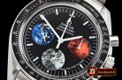 Omega SpeedMaster Moon to Mars SS/SS Blk JHF Venus 75