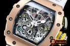 Richard Mille RM011-03 Felipe Massa LE RG/TI/VRU Wht Skele A7750 Mod