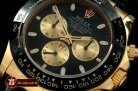 Replica Rolex Daytona 116528 YG/LE Blk Stk Roman A-7750 Sec@6