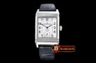 JAEGER LE COULTRE JL Reverso Automatic SS/LE White/Num Asia 2824