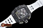 Richard Mille RM011-03 Flyback Chrono FC/RU (White) KVF A7750 Mod