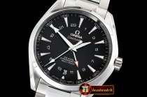 Omega Aqua Terra 150M GMT SS/SS Blk VSF Ultimate Asia 8605