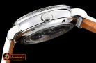 IWC Portofino Automatic Diam Bez SS/LE Silv Wht A2851 Mod
