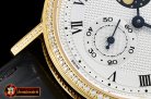 BRE083B - Classique MoonPhase Ref.3300 Diam YG/LE Wht MY9015 Mod