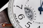 JAEGER LE COULTRE Rendez-Vous Date Diams Ladies SS/LE White MY90