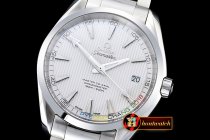 Replica Omega Aqua Terra W Oly SS/SS White JHF A2824 Mod8500