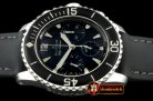 BLP018B - 50 Fathoms Chronograph SS/NY Black Asia 7750