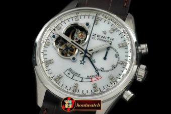 Replica Zenith EP Chrono Tourbillon SS/LE White Venus 75