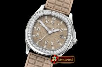 Patek Philippe Aquanaut Ref.5067A 35mm SS/RU Beige/Num JJF Swiss Qtz