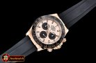 Rolex Daytona 116515 CER/RG/RU Rose/Stk ARF V2 A4130 Mod