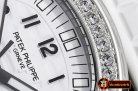Replica Patek Philippe Aquanaut Ladies 5067A Diams Bez SS/RU Whi