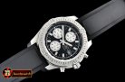 Breitling Colt 44mm Chronograph Automatic SS/RU Black/Stk A7750