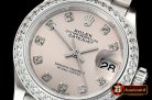 Rolex DateJust Ladies 28mm Pres Dm SS/SS Grey/Dm D BP A2671