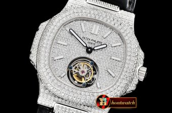 PP0278A - Nautilus Jumbo 5711 Tourbillon Diams SS/LE Tourbillon