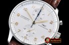 Luxury Replica IWC Portuguese Chrono SS/LE Wht/Wht Gold Num ZF A