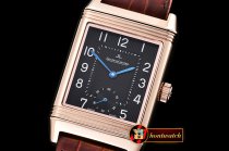 JAEGER LE COULTRE JL Reverso Automatic RG/LE Black/Num Asia 2824