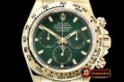 Rolex Daytona 116518 YG/YG Green/Stk ARF V2 A4130 Mod