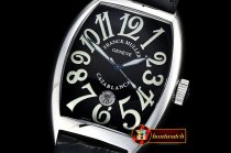 Franck Muller Casablanca Men's Automatic SS/SS Black/Num TWF Asia 2824