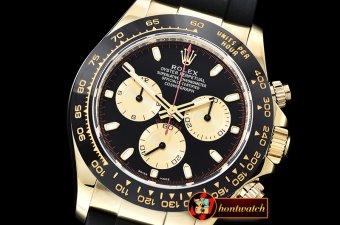 Rolex Daytona 116518 CER/YG/RU Black/Stk ARF V2 A4130 Mod