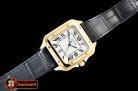Cartier Santos De Cartier 2018 Ladies YG/LE Wht Swiss Qtz