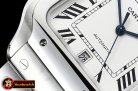 Cartier Santos De Cartier 2018 Mens XL SS/SS Wht BVF MY9015
