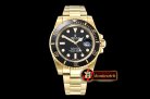Rolex Submariner 116618LN YG/YG Black KSF Asia 2836
