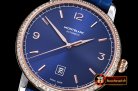 Mont Blanc Heritage Chronometrie Diams SS/RG/LE Blue MY9015 Mod