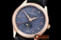 Jaeger Le Coultre Master Calendar Moonphase RG/LE Blue OMF MY9015 Mod