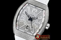 Franck Muller Vanguard Mens V45 Diams SS/LE/RU Diams ABF A2824