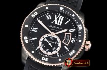 Cartier Calibre De Cartier DLC/RG/RU Blk JJF 1:1 Asia 23J Mod