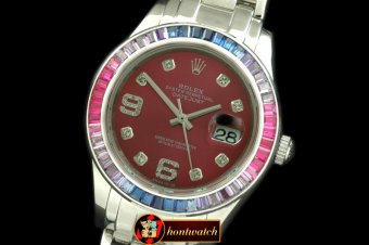 RDJ0254B - Ruby Bez SS Brown/Diam Asian Eta 2824