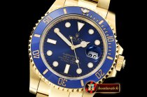 Rolex Submariner 116618LN YG/YG Blue KSF Asia 2836