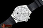 Vach. Constantine Overseas Dual Time Power Reserve SS/RU Wht TWA A1222