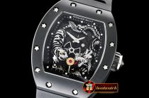 Richard Mille RM051 Tiger Dragon MY LE CER/VRU White KVF MY8215 Mod