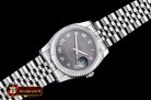 Rolex Datejust DJ 36mm Jub Flt SS/SS Dark Grey Rmn BP A3135 Mod