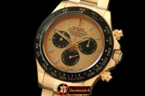 Replica Rolex Daytona 116528 YG/YG Gold Stk A-7750 Sec@6
