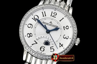 Jaeger Le Coultre Rendez-Vous Day/Night Diams SS/SS White MY9015 Mod