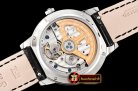 Jaeger Le Coultre Master Ultra Thin Moon Ladies SS/LE White ZF MY9015 Mod