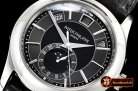 Patak Philippe Annual Cal. Moonphase Ref.5205 SS/LE Black KMF MY9015